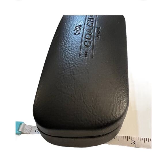 Coach Eyeglass Case Hard Clam Shell Sunglasses Black - Picture 7 of 7